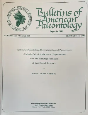 353 Systematics, Biostrat, and Paleoecology of Middle Ordovician Bryozoa