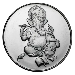 .999 1oz Silver Coin Ganesha