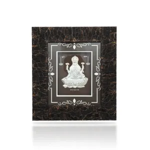 999 Silver Laxmi ji Photo Frame