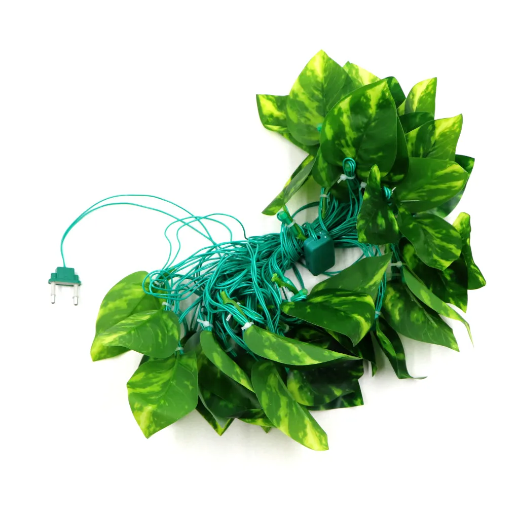 Big Lite Green Leaf 38 LED String Fairy Lights