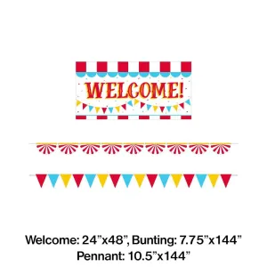 Bulk Carnival 3-Piece Banner Kits (18 per Case)