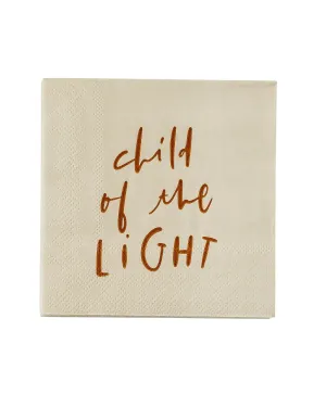 Child Of The Light Cocktail Napkins