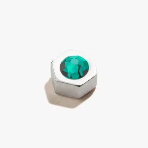 Emerald Birthstone Slider Charm, May