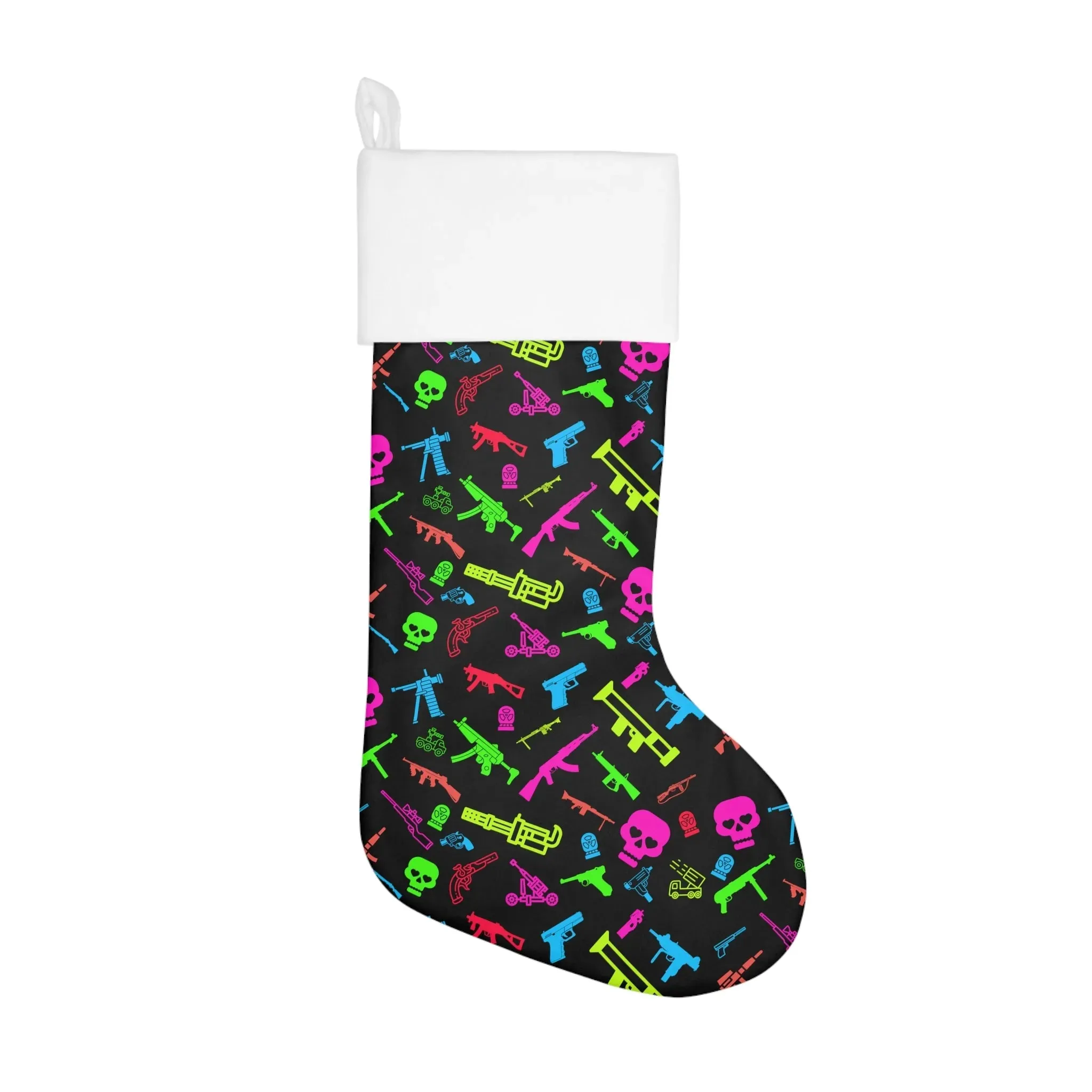 Guns and Skulls Holiday Stocking