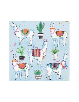 Llama Fiesta Lunch Napkins | 16ct