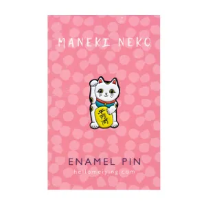 Maneki Neko - Enamel Pin