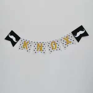 Mustache and Bowtie Banner