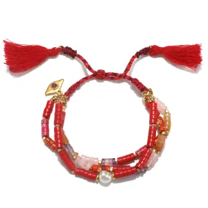 Mykonos Bracelet-Red