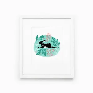 Printable Good Luck Rabbit - 8x10