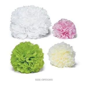 "Celebration Peonies" Tissue Paper Flowers - Large White (Pack of 3)