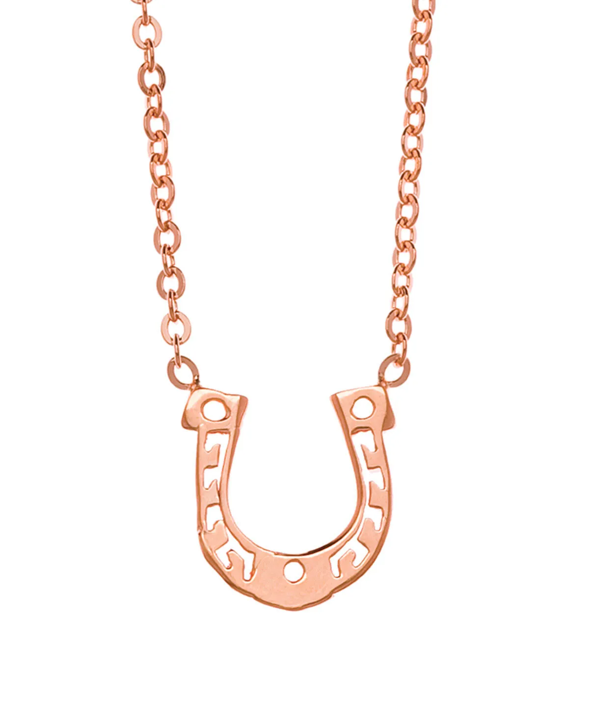 Samantha Faye Small Horseshoe Pendant Necklace