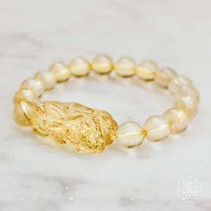 The Pi Yao Citrine Bracelet of Wealth