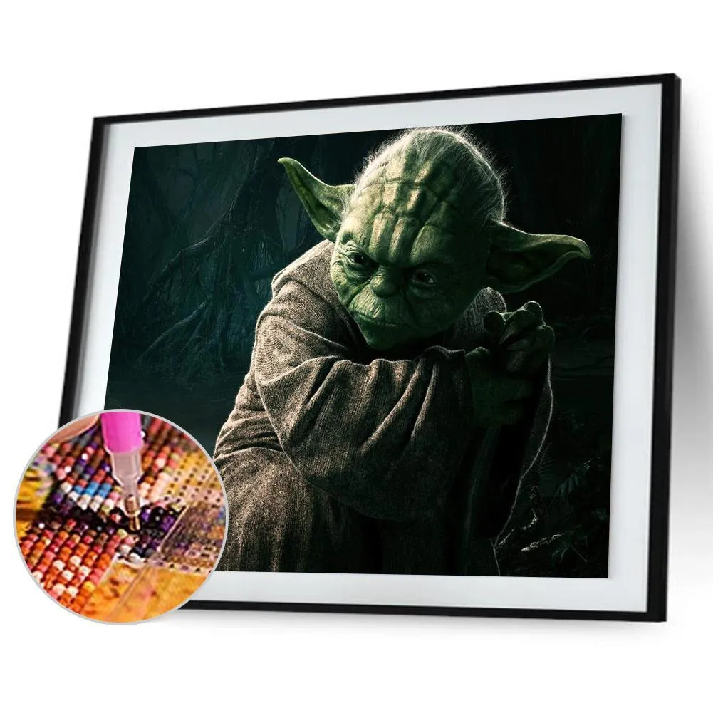 Yoda Portrait - Full Diamond Painting - 40x30cm